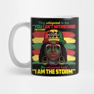 Black African American Ladies Juneteenth Black History Month Mug